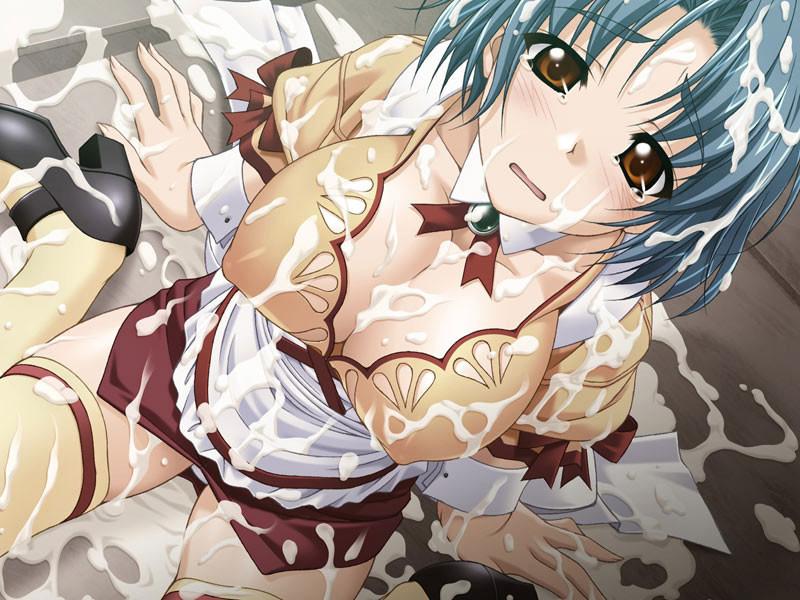 20P Lactating hentai schoolgirls with deliciously big tits squirting