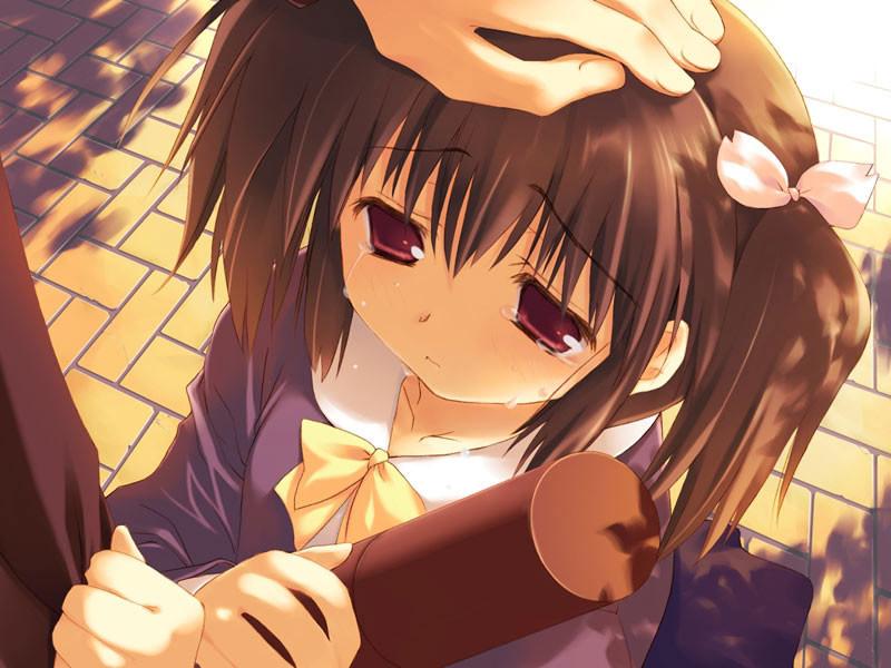 18P Sweet hentai teens wet panties and sexy cleavage with big tits