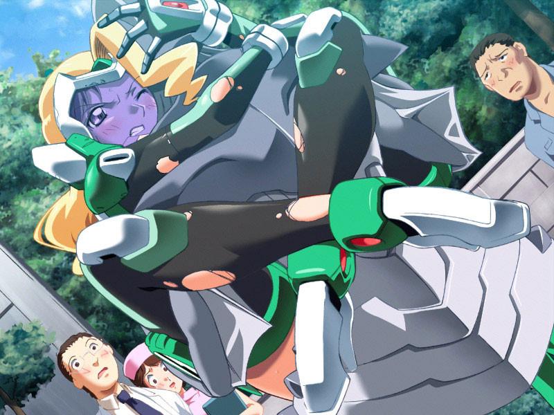 18P Busty heroines battling big nipple suction cups and sex aliens