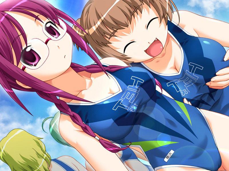 16P Nerdy little hentai girls with big tits bends over for anal sex
