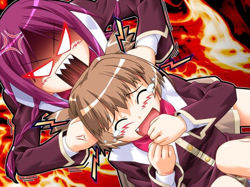 16P Nerdy little hentai girls with big tits bends over for anal sex