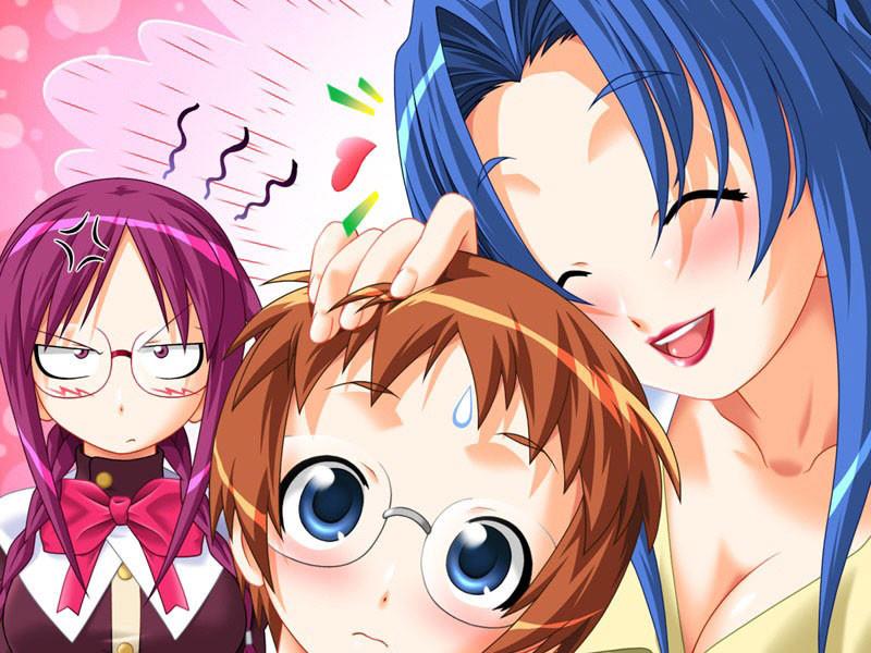 16P Nerdy little hentai girls with big tits bends over for anal sex
