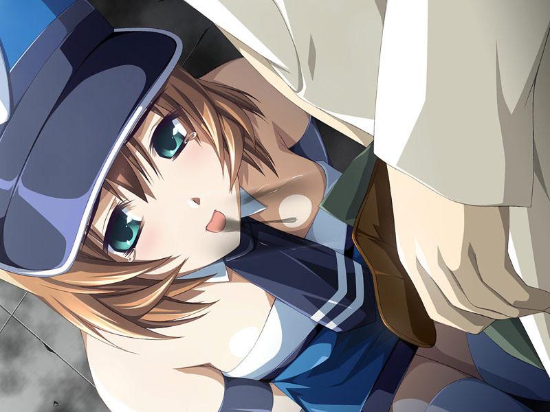 19P Female hentai police officers undressing and pissing in public