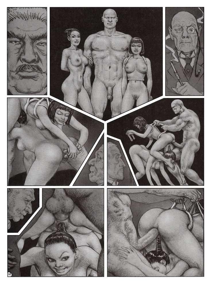 15P horny young women in fetish sex orgy