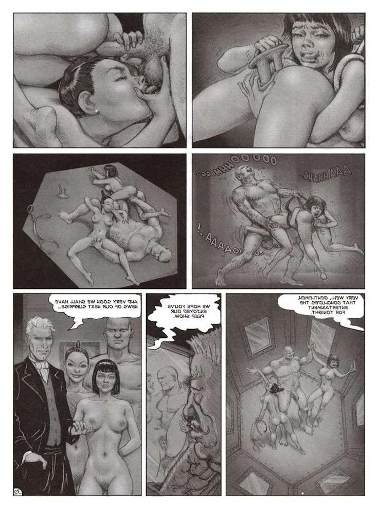 15P horny young women in fetish sex orgy