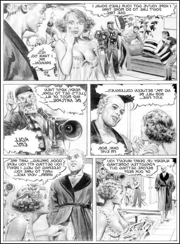 15P classic giant cock sexual orgy comic