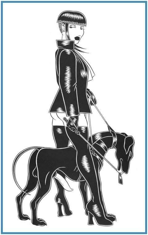15P strange leather bondage fetish sex