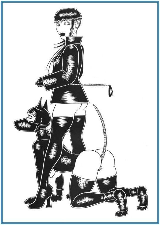 15P strange leather bondage fetish sex