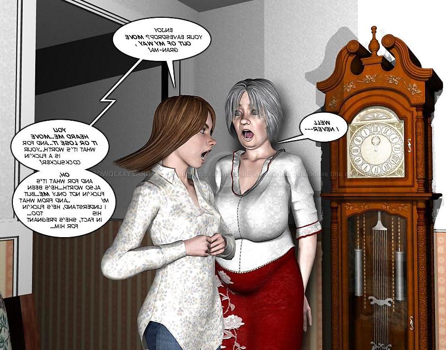 15P Cartoons Gran-Ma Grandma