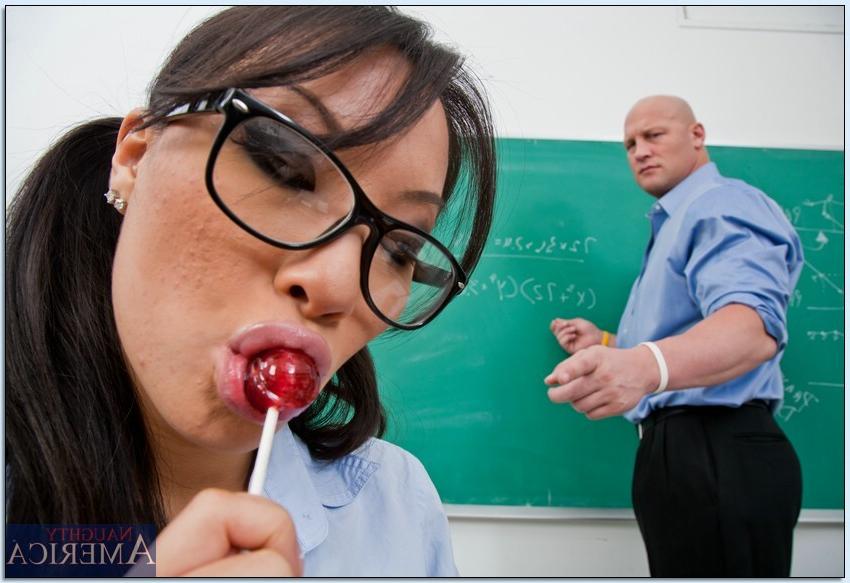 16P Asa Akira gets fucked and facialized in a classroom
