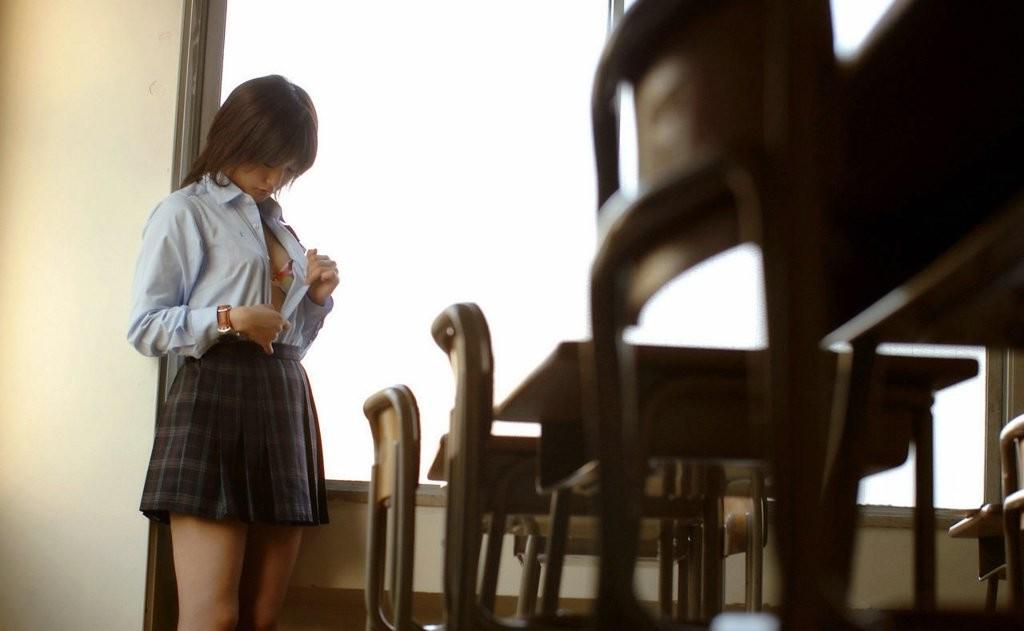15P Japanese schoolgirl upskirts and teacher fucks japanese student
