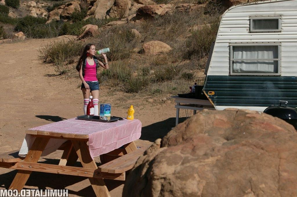 16P Amai Liu tied up in the wilderness