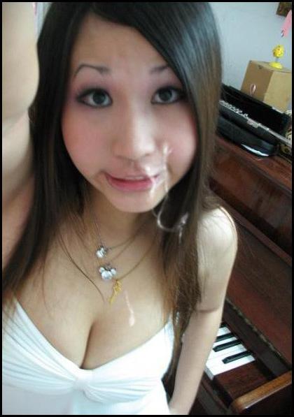 15P Real amateur Asian teen girlfriend facial cumshots