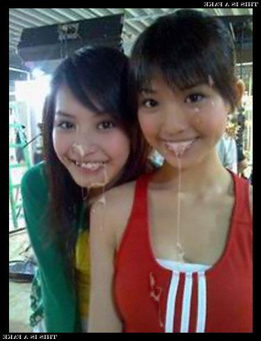 16P Asian teens cummed on