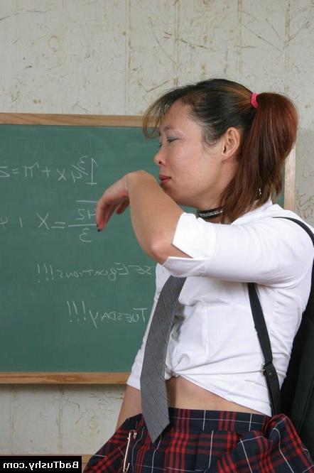 16P Asian schoolgirl spanked by her teacher