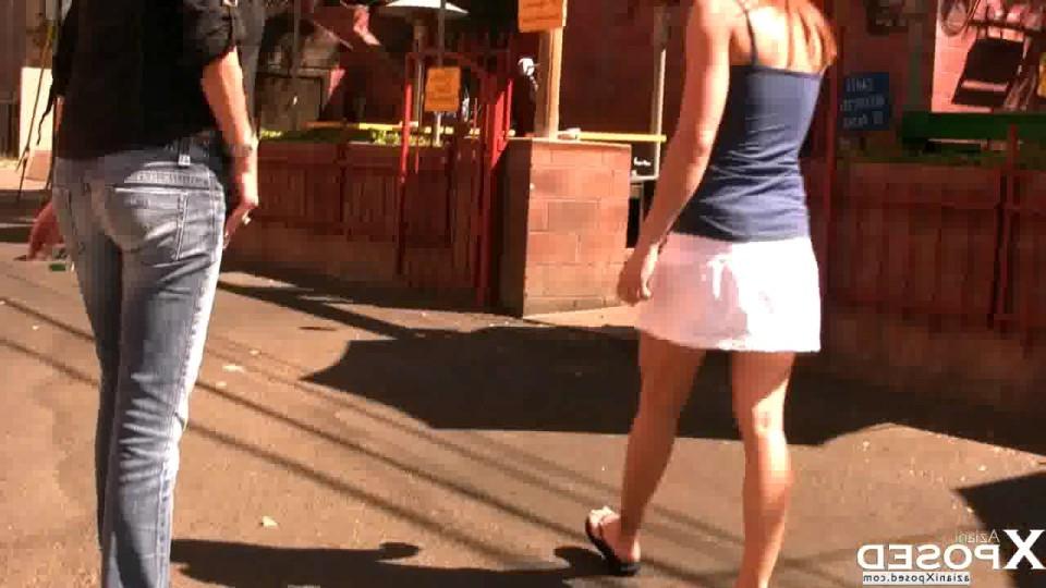 15P Misty Anderson loves being naughty for the camera in public! Check out her flash