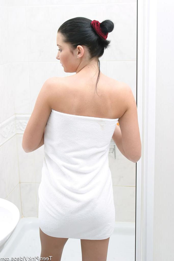 15P Cute shower fresh barely legal teen with tiny tits