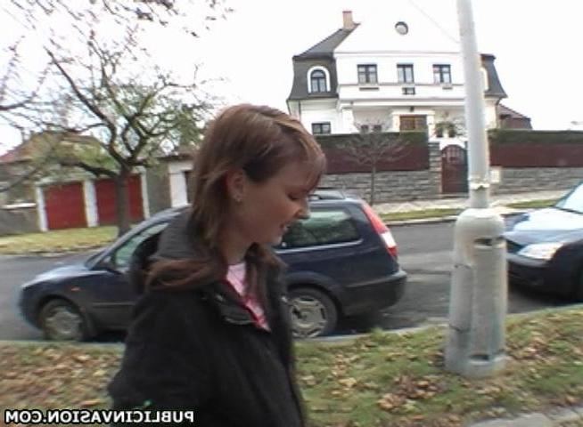 16P Hot Foreign Brunette Has Tits And Twat Fondled In Public