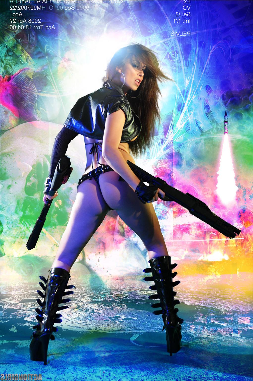 16P Exclusive Actiongirls Hana Black Photos Actiongirls.com