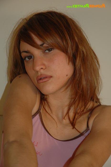 16P Fresh young tart in and out of sexy pink underwear