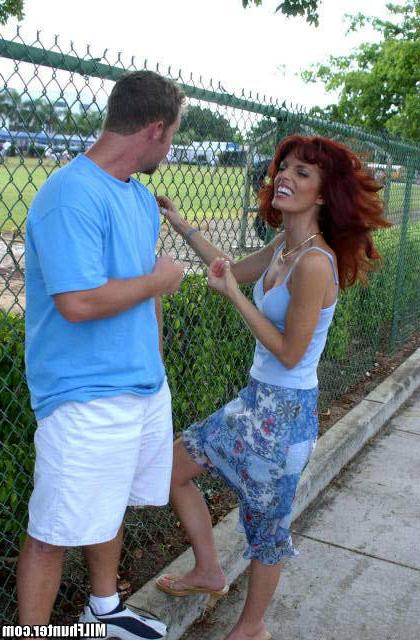 12P Sultry milf with red hair swallows long hard cock
