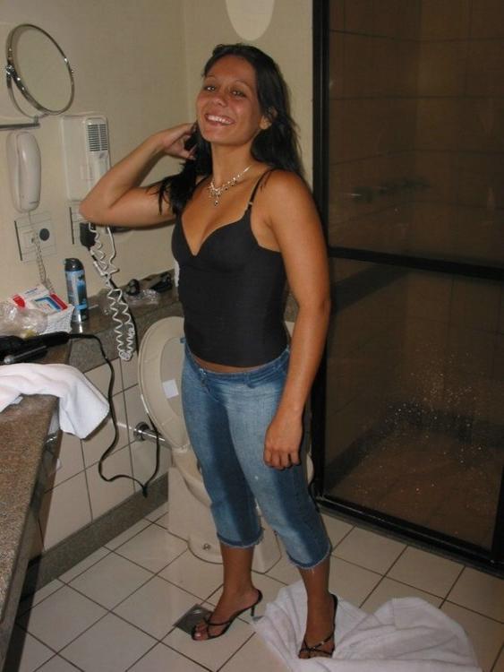 15P Gorgeous blonde teen with nice tits posing on camera naked