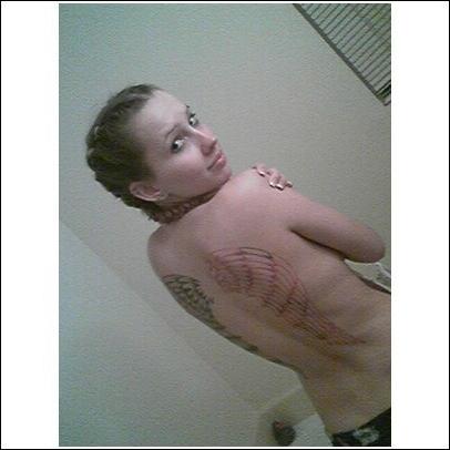 15P Gorgeous blonde teen with small tits posing on camera naked