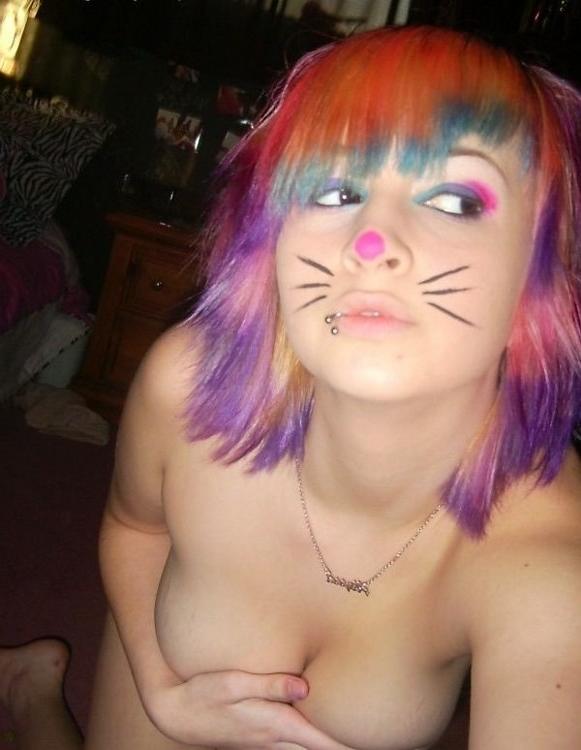 15P Gorgeous blonde teen with small tits posing on camera naked