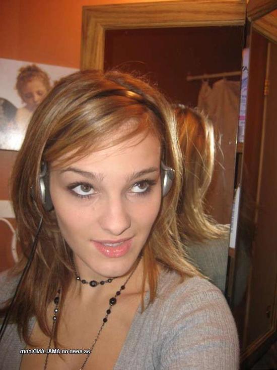 15P Gorgeous blonde teen showing off her new underwear