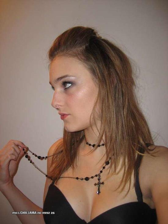 15P Gorgeous blonde teen showing off her new underwear