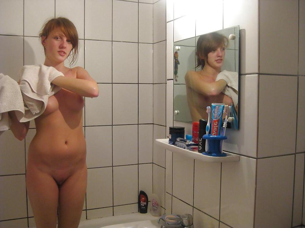 6P Girl and shower
