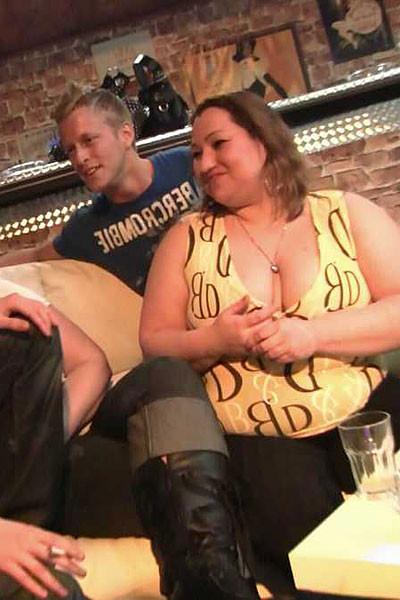 11P They are drinking and dancing at the great party and the fat slu