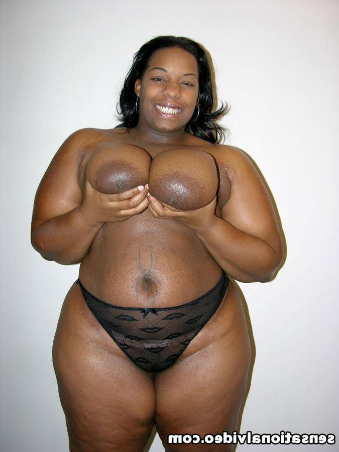 15P Busty Ebony BBW Crystal Clear Working a Stiff White Dick