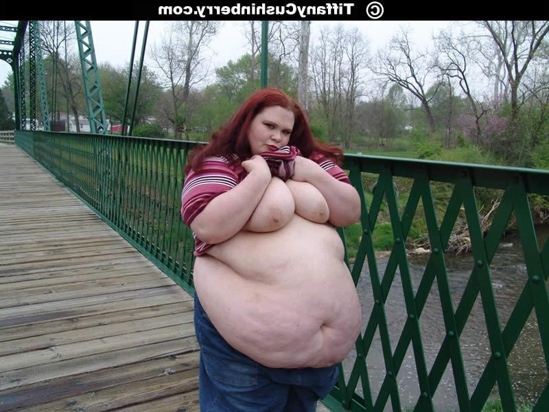 16P 400 Pound Fattie Flashes Her Tits And Ass In Public