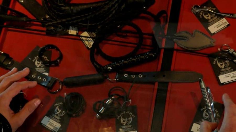 16P Tied up sex slave Destiny used to try out sex toys