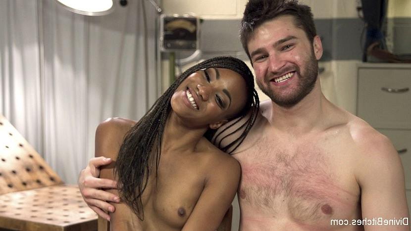 18P Nikki Darling femdom with submissive husband Abel Archer tasting