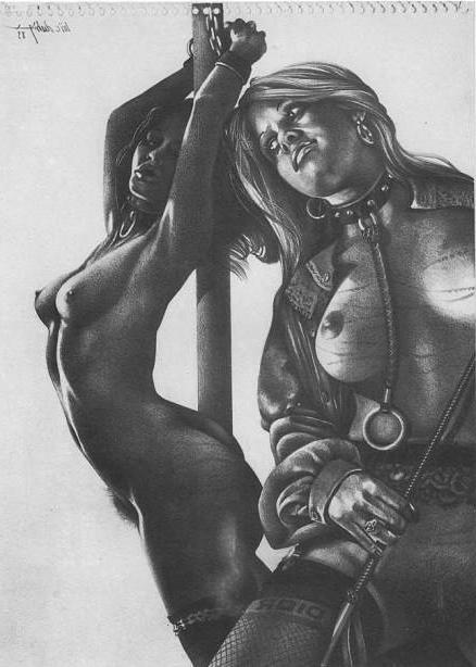 15P classic beautiful women in sexual bondage art