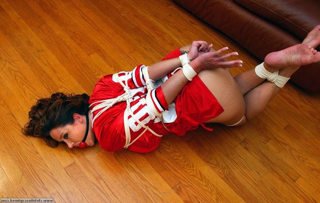 15P Hog Tied Hottie Struggles To Escape Captivity Extreme Bondage