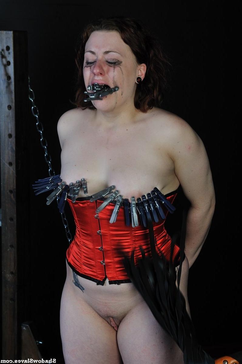 16P Breast whipping and tit torture to tears of uk fetish slavegirl Isabel Dean