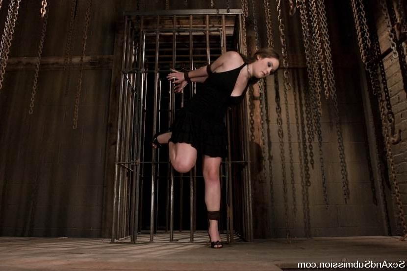15P Charlotte Vale in bondage experience and having rough sex