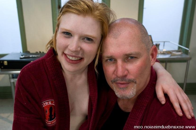 15P Madison Young satisfied and having rough sex in bondage act