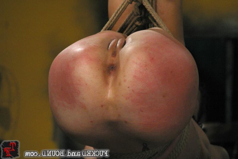 15P Die Schmerzhure Amber Rayne wird von Derrick Pierce gefesselt und hart gefickt