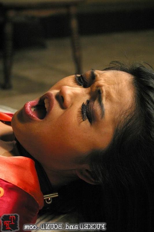 15P Pain whore Mika Tan gets bound and rough hfucked by Derrick Pierce