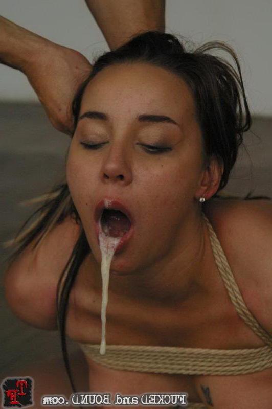 15P Excited cutie gets extreme bondage and fucked in maledom
