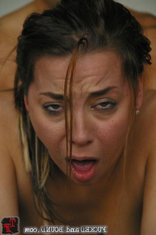 15P Excited cutie gets extreme bondage and fucked in maledom