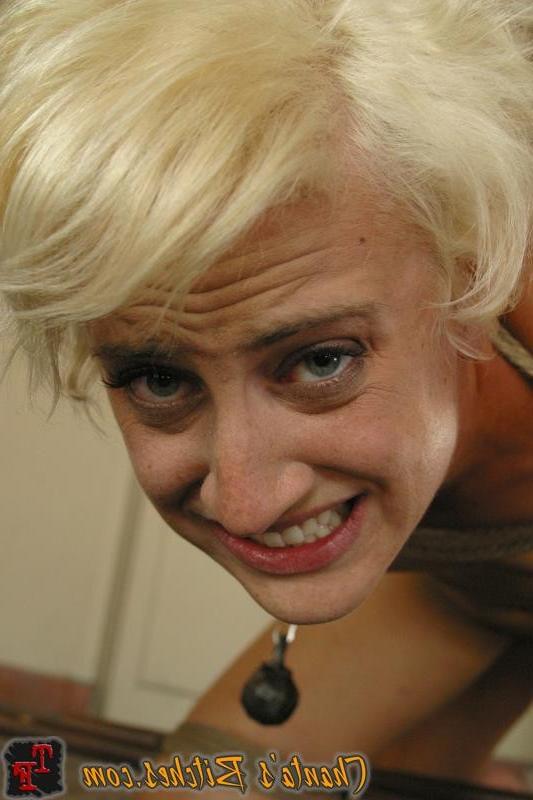 18P Blonde in bondage gets punishment and fucked by her mistress