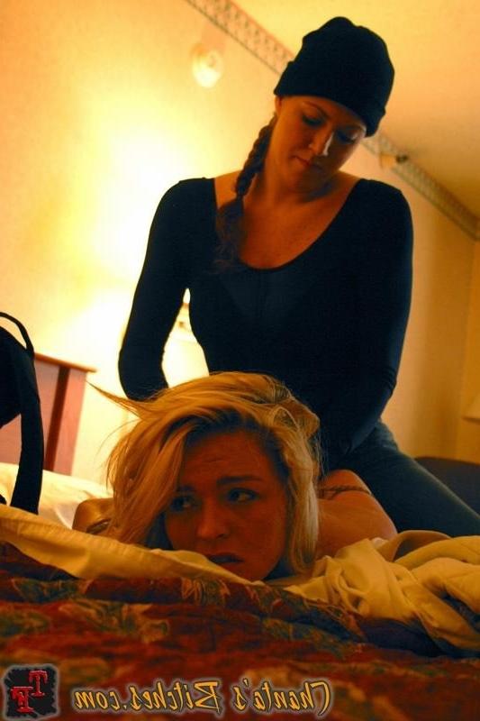 18P Horny blonde bondaged hard and fucked by her mistress