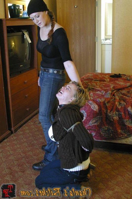 18P Horny blonde bondaged hard and fucked by her mistress