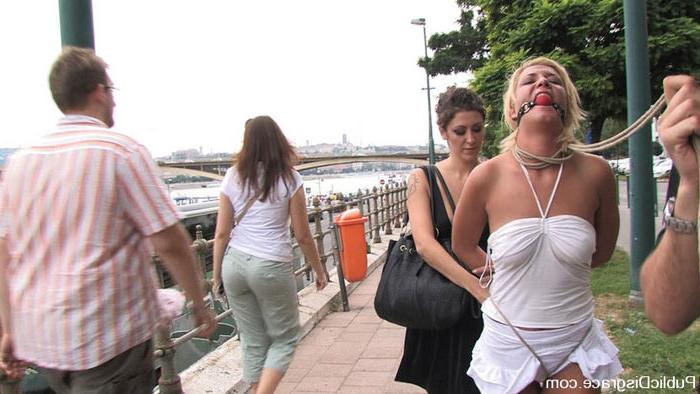 15P Submissive Angelic gets exploited and humiliated in public
