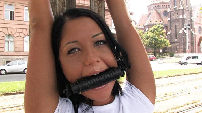 12P Angelica Heart gets drug around and fucked in public
